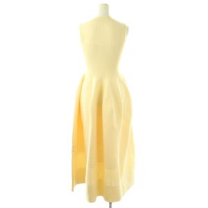 eimy istoire シームレススイッチフレアワンピース ニット モックネック F イエロー /CX OS SH