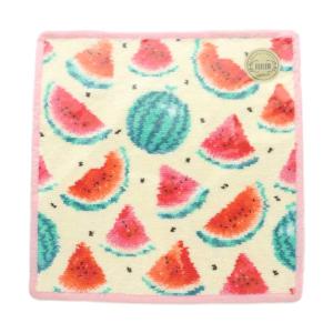 ラブラリーバイフェイラー LOVERARY BY FEILER スイカドット タオルハンカチ スイカ柄