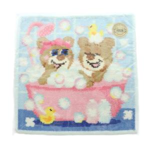ラブラリーバイフェイラー LOVERARY BY FEILER ニコニナバスタイム タオルハンカチ 総柄