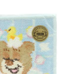 FEILER ラブラリーバイフェイラー LOVERARY BY FEILER ニコニナバスタイム タオルハンカチ 総柄
