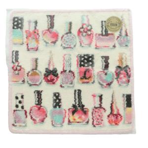 ラブラリーバイフェイラー LOVERARY BY FEILER ラブラリーポリッシュ タオルハンカチ 総柄