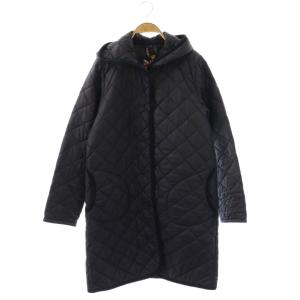 キルティングフードコート アウター ロゴボタン 40 ネイビー /CX OS SH