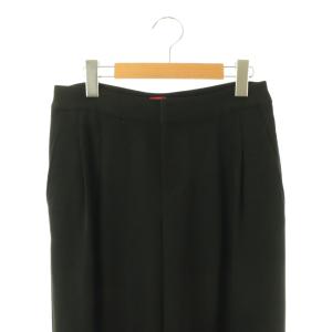 HaaT イッセイミヤケ タックワイドパンツ 2 ブラック /HK OS