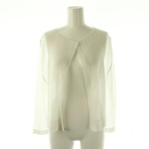 イッセイミヤケ TATAMI メッシュカーディガン 3 ホワイト /ES OS