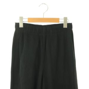 me ISSEY MIYAKE プリーツワイドパンツ ブラック /ES OS