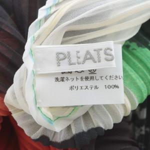 PLEATS PLEASE ISSEY MIYAKE イッセイミヤケ ストール プリーツ 総柄 マルチカラー