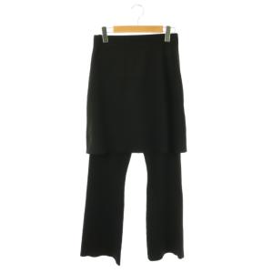 24AW 2点セット リブ レギンス ミニスカート F ブラック /DO OS