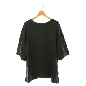 シルクフィブリルTシャツ カットソー F ブラック /ES OS