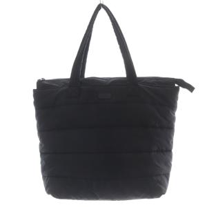 Krystal Puffer Tote Bag バッグ トートバッグ ハンドバッグ ロゴ 黒 ブラック