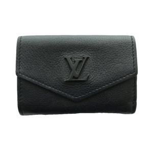 ポルトフォイユ・ロックミニ ウォレット ブラック