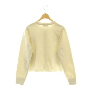 JUSGLITTY 24SS キラキラニットジャケット ノーカラージャケット 1 ライトベージュ /DF OS