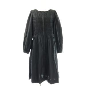 LEYLAND DRESS ワンピース ロング 長袖 XS ブラック /HK OS