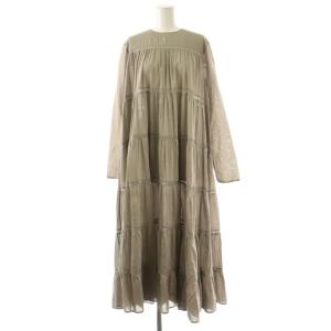 MAIDA ワンピース ティアード グレー