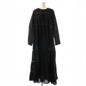 MAIDA ワンピース ティアード XS ブラック