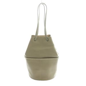 J&M DAVIDSON MINI DAISY WITH STUDS ハンドバッグ モカ