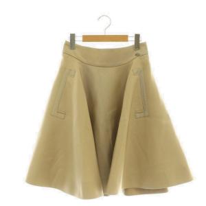 フレアスカート 40 ベージュ 34039