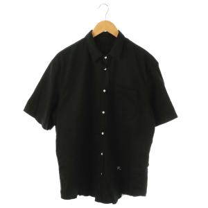 RHC ロンハーマン カジュアルシャツ 半袖 L 黒 ブラック /AQ OS