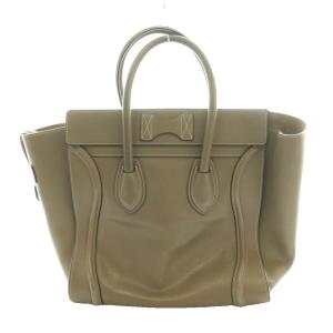 CELINE ラゲージ ミニショッパー トートバッグ モカ