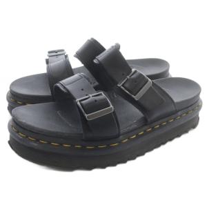MYLES SANDAL サンダル レザー UK6 黒 ブラック /SR