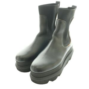 sacai チェルシーレザーブーツ 37 ブラック