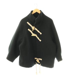 17395 DOUBLE FACE DUFFLE JACKET 1 ブラック