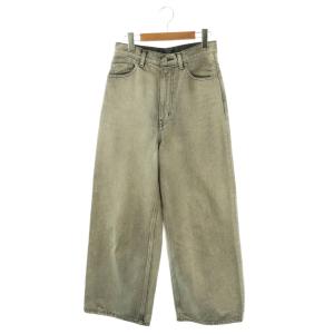24SS 13.5oz DENIM HIGH WAIST WIDE FADE デニムパンツ ワイド 0