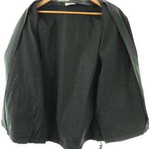 ARMANI COLLEZIONI コットンナイロンジップアップジャケット 48 ネイビー /DO OS