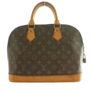 LOUIS VUITTON モノグラム Alma35 ハンドバッグ ブラウン