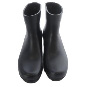 AIGLE レインブーツ ショートブーツ ロゴ 37 黒 ブラック /SR
