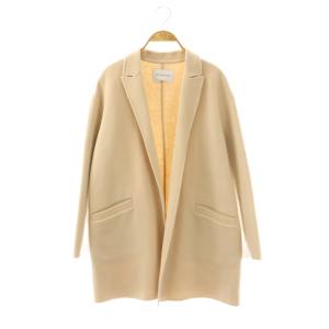 リバージャケット ハーフコート ボタンレス ベージュ /DF OS