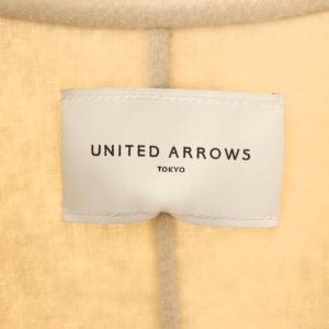 UNITED ARROWS リバージャケット ハーフコート ボタンレス ベージュ /DF OS