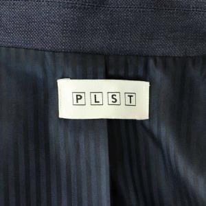 PLST トリアセブレンドオックスダブルジャケット パンツ セットアップ L 紺 ネイビー /SS OS