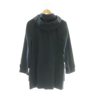 BURBERRY LONDON ミリタリーコート フーディーコート 40 ネイビー /DF OS
