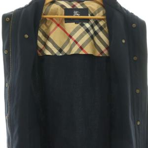 BURBERRY LONDON ミリタリーコート フーディーコート 40 ネイビー /DF OS
