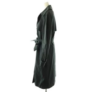 theory luxe コート ロング ライナー付き 40 ネイビー /HK OS