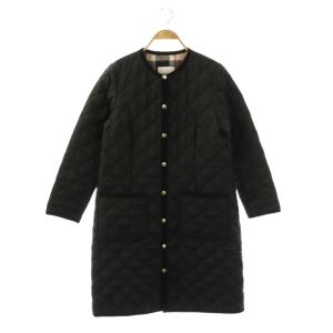 ×トラディショナルウェザーウェア ARKLEY LONG コート アウター キルティング 36 黒 /CX