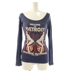 DEVILS NIGHT ロングTシャツ カットソー 長袖 F グレイッシュネイビー /ES OS