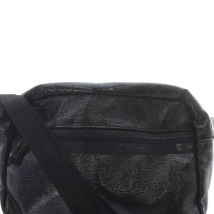 LesportSAC DANIELLA CROSSBODY パテントショルダーバッグ ロゴ 黒 ブラック /SR