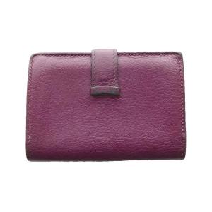HERMES Bearn スフレ Y刻印 カードケース パープル