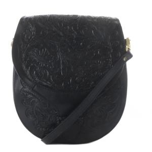 ペイズリーミニバッグ Paisley Mini Bag ショルダーバッグ ワンショルダー レザー ブラック