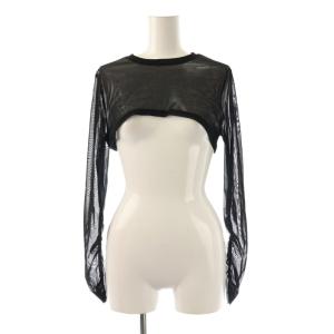 パワーネット クロップド カットソー 長袖 38 ブラック /HK OS