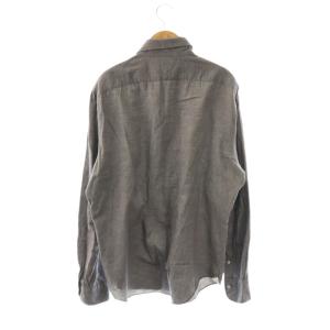 Finamore 長袖 シャツ L グレー /HK OS