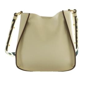 STELLA McCARTNEY サークルロゴ ショルダーバッグ オフホワイト