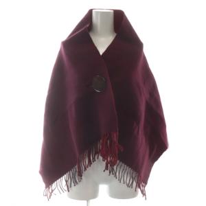 オーブ チェック ストール マフラー レッド