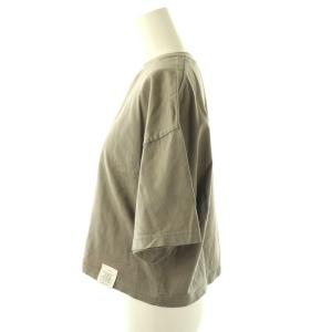 HYKE 24AW BIG FIT オーバーサイズ カットソー 半袖 1 グレー /HK OS