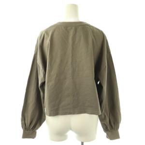 HYKE 24AW CROPPED LONG SLV TEE ロンT カットソー 長袖 1 グレー /HK OS