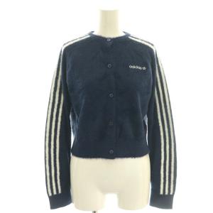 JW3644 FLUFFY KNITTED CARDIGAN フラフィーニットカーディガン 長袖 M 紺