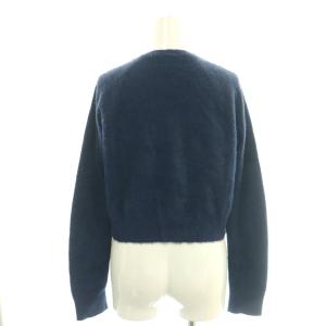 adidas Originals JW3644 FLUFFY KNITTED CARDIGAN フラフィーニットカーディガン 長袖 M 紺
