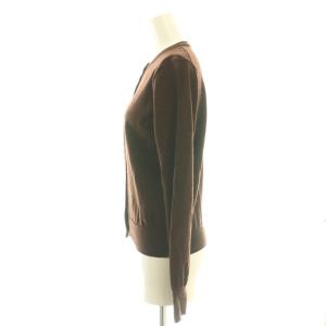 IENA 24AW ARKABA クルーカーディガン ニット ブラウン /DF OS