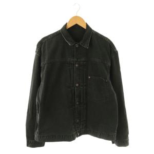 BLACK DENIM JACKET ジャケット デニムジャケット Gジャン ステンカラー F ブラック